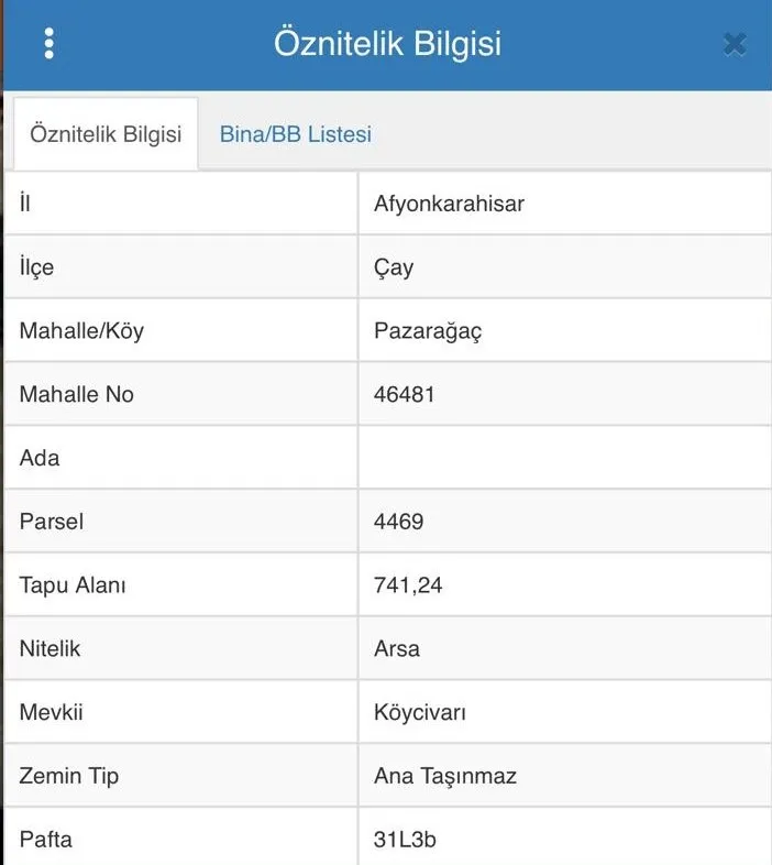 AYFON ÇAY PAZARAĞAÇ'DA 1482 M2 İKİ PARSEL SATILIK FIRSAT ARSALAR